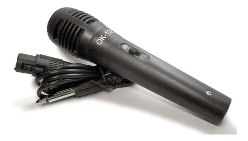 Micrófono Dinámico Karaoke Ok-128 Con Cable En Caja. Leer!