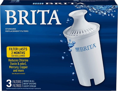 Filtro De Agua Brita Reemplazo Para Jarra Purificadora (3 )
