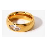 Anillo Bañado Oro 18k Modelo Maceio