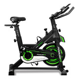 Bicicleta Ergométrica Podiumfit Pro Royale Para Spinning Cor Preto/verde