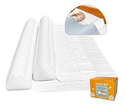 [paquete De 2] Riel De Cama Inflable Para Niños Pequeños,