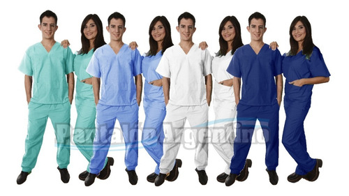 Ambo Colores Uniforme Médico Gastronomía Limpieza T. Xl-xxl