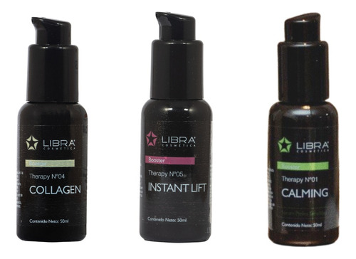 Kit Libra Serums Calming + Colágeno + Instant Lift Tensor 3c