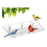 Mokeyder Clear Bird Bath Comedero Para Pajaros Para Vidrio D