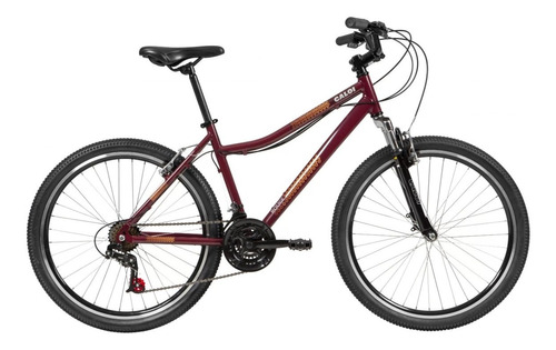 Bicicleta Rouge Aro 26 Vinho 21v Passeio 2021 - Caloi