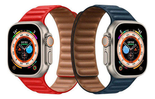 Correas Leather Link Para Iwatch 38/40/41/42/44/4549mm