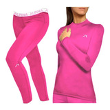 Conjunto Termico Remera + Calza Damas Mujer Alpina Frio Cuot