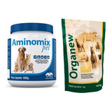 1 Organew 1kg Probiótico + 1 Aminomix Pet Pó 500g Vetnil