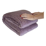 Cobertor Manta Queen Canelado Fleece Soft Macio 2,20x2,40m
