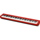 Teclado Digital Casio Model Cdp-s160 Piano Tecla Pesada Rojo