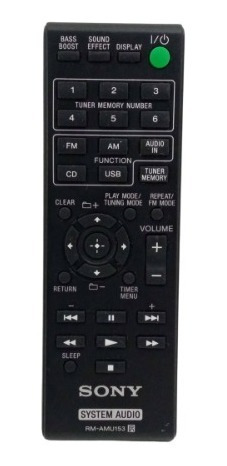 Control Remoto Sony System Audio Rm-amu153 Original