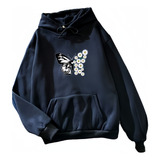 Sudadera Con Cordón De  Mariposa Para Mujer De Moda