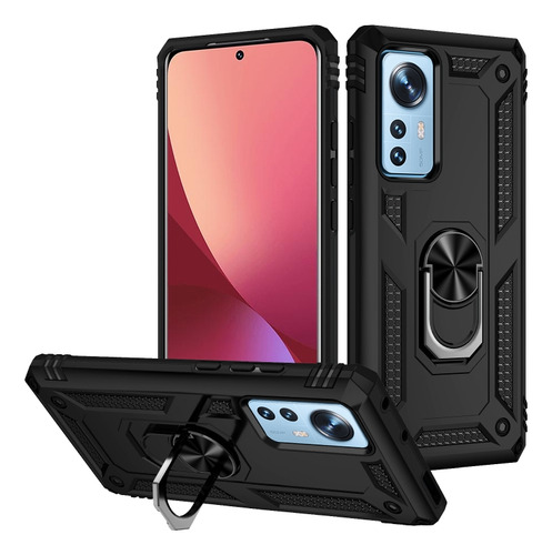 Funda Uso Rudo  Shockproof Para Redmi Note 12s + Cristal 9d