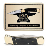 Navaja Buck 110 Hunter De Edición Especial 120 Aniversario Color Caqui