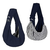 Portabebés Cuby Para Perros Y Gatos Bolso Papoose Reversible