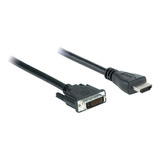 Cable Hdmi Dvi De Doble Enlace Negro 2m