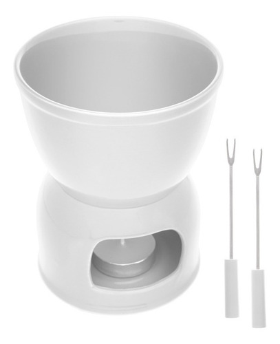 Aparelho De Fondue 4 Peças Porcelana  400ml Wolff