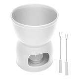 Aparelho De Fondue 4 Peças Porcelana  400ml Wolff