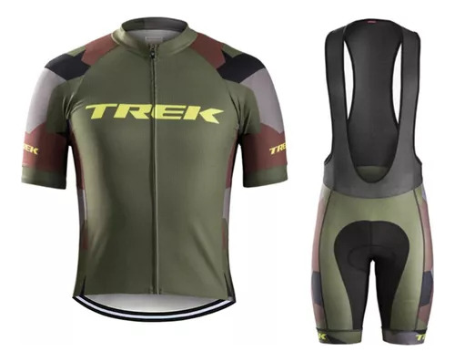 Jersey Corto Uniforme Ciclismo Trek Bici Ruta Mtb