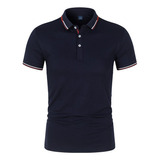 Playera Polo Hombre Manga Corta Moda Casual Camisa