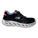 Tenis Mujer Skechers Arch Fit  Glide Step - Negro