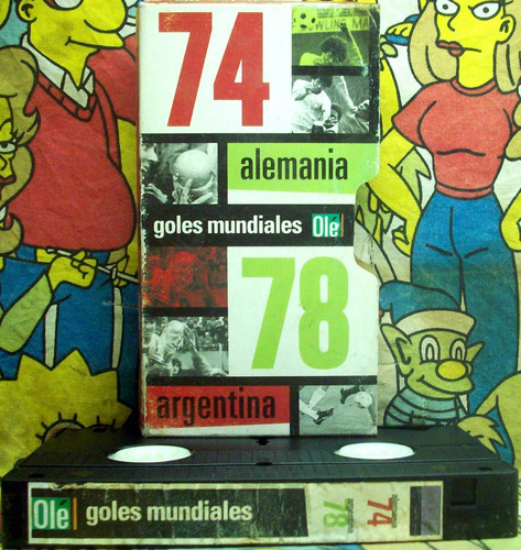Vhs Goles Mundiales Ole 1974 - 1978