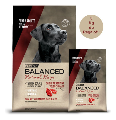 Vitalcan Natural Recipe Perro Ad. Carne 15 + 3 Kg / Mr Dog