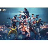 Free Fire Painel 100 X 0,70 Cm