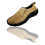 Zapatos De Hombre De Cuero Gamuzado Beige Casual 888