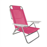 Cadeira De Praia Alumínio Reclinável Confortável Summer Mor