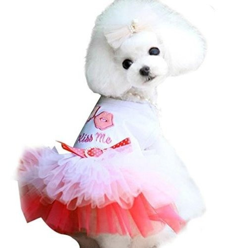 Vestido Niña Para Perro Pequeño.