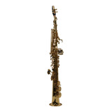 Saxofon Soprano Laqueado Sib Llave De F# Pss2000-l Wesner