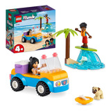 Bloques Para Armar Lego Friends Strandbuggy 61 Piezas  En  Caja