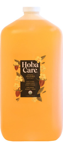 Hobacare Aceite De Jojoba Orgnico  Aceite De Jojoba 100% Pur