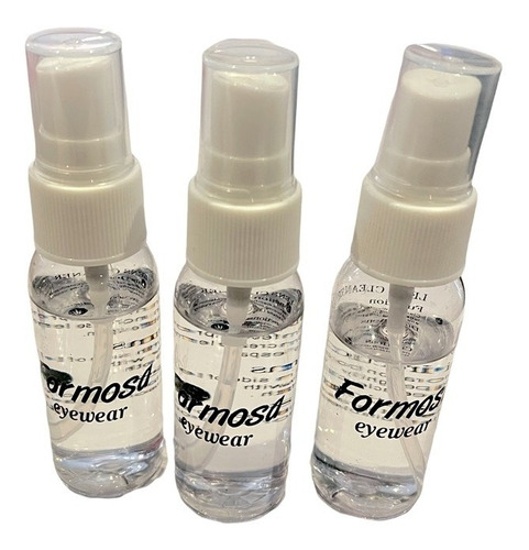 Pack 3 Spray Limpiador De Cristales -para Lentes Y Pantallas