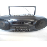 Boombox Sharp Wq Cd 220 Clássico Anos 90 Radio Cassete Deck