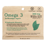 Omega 3 - 30 Cápsulas (de Microalgas Vegano) - Dulzura Natur