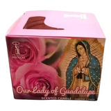 Veladora Virgen De Guadalupe Roma Rosada Por Pieza Color Rosa 0332