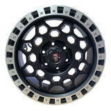 Juego Llanta 17x8.5 6x139 Negro Matte Lip Brillante