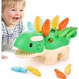 Juguete Montessori De Dinosaurio Para Bebé Juguete De Aprend