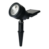 Refletor Luminária Solar Spot 8w Espeto Jardim Led Amarelo