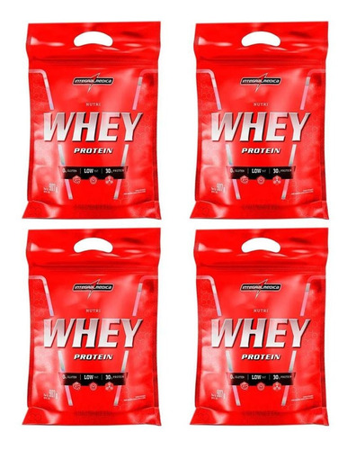 Combo 4x Nutri Whey 907 Baunilha - Integralmedica