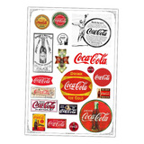 #15 - Coca Cola Vintage - Lámina Transferencias A3 - Coke