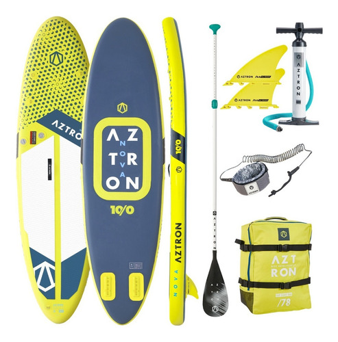 Tabla Sup Stand Up Paddle Aztron Nova 10' Ilable Color Amarillo