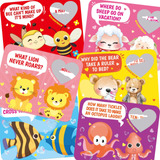 Tarjetas De San Valentin Para Raspar Tema Animales 36 Piezas