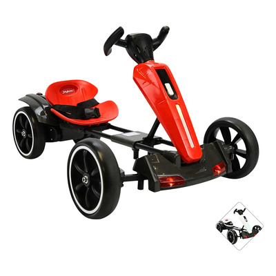 Montable Eléctrico Para Niños Go Kart Sonido Bluetooth 12v Rojo Joykoo | Envío gratis