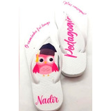 Chinelo Personalizado Casamento Lembrancinha Cor 13 Pares