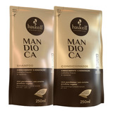 Kit Refil Shampoo+ Condicionador Mandioca Haskell- 250ml