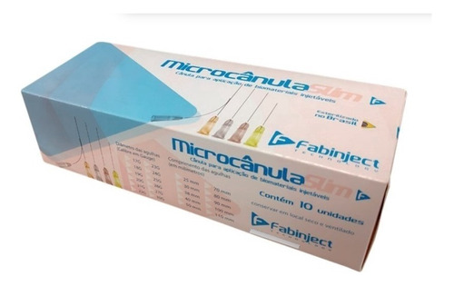 Microcânulas Para Preenchimento Fabinject C 10- Tamanhos