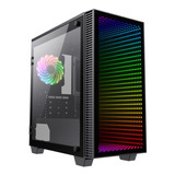 Gabinete Mini Tower Gamemax H608 Mini Abyss Rgb Pcreg Color Negro